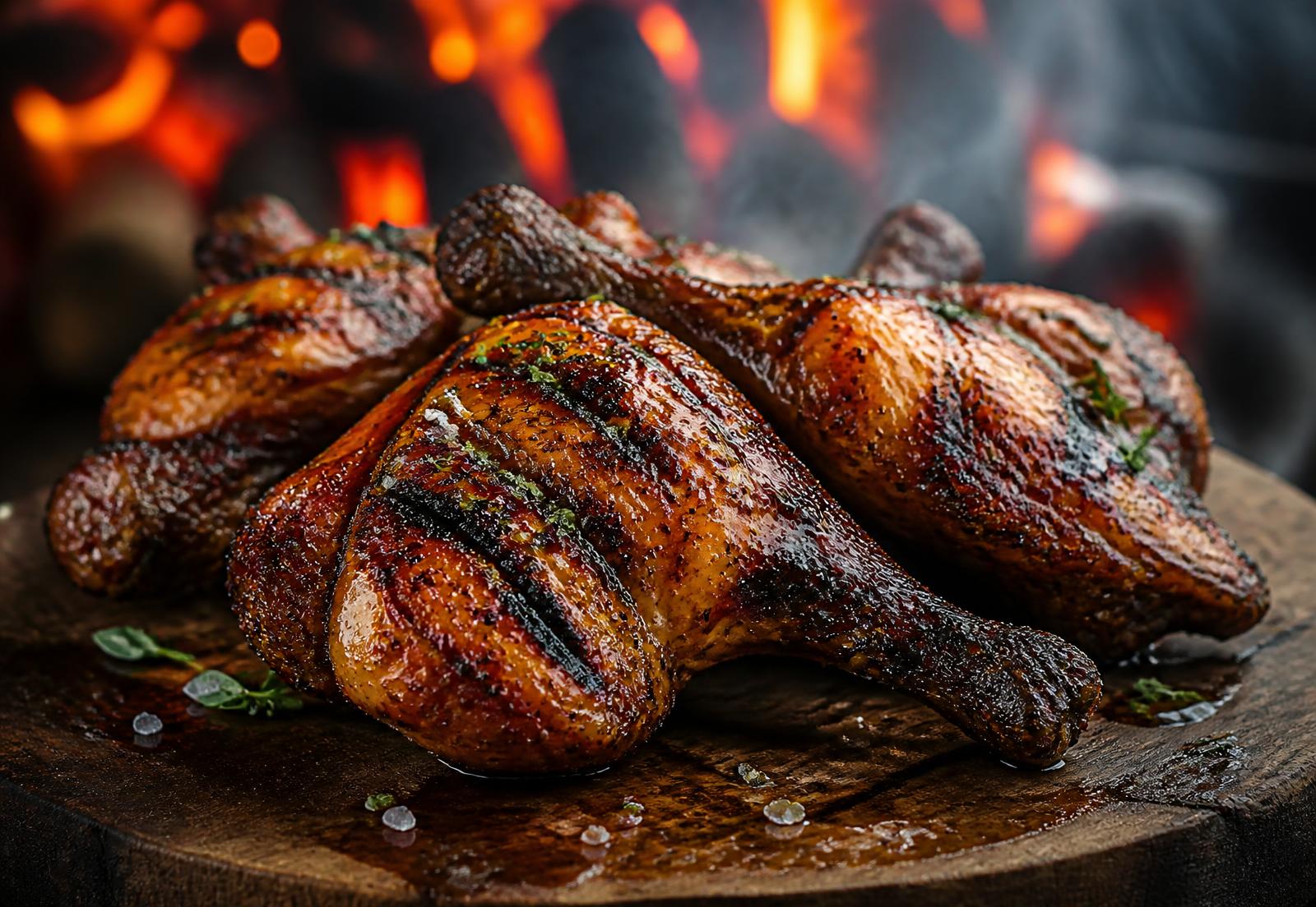 Fire Grilled Chicken at BRAVA Live Fire Chicken & BBQ